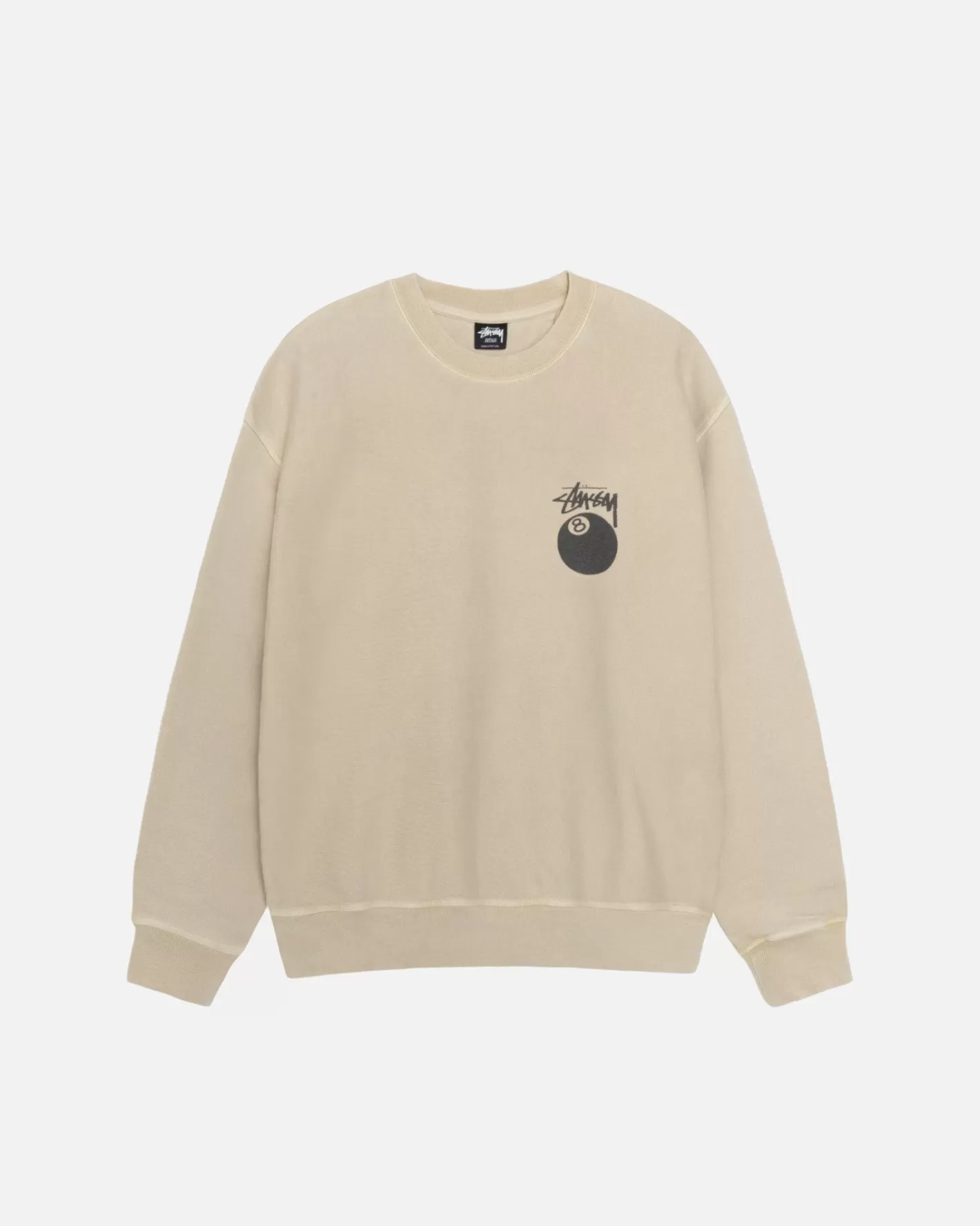 8 BALL CREW PIGMENT DYED>Stüssy Best