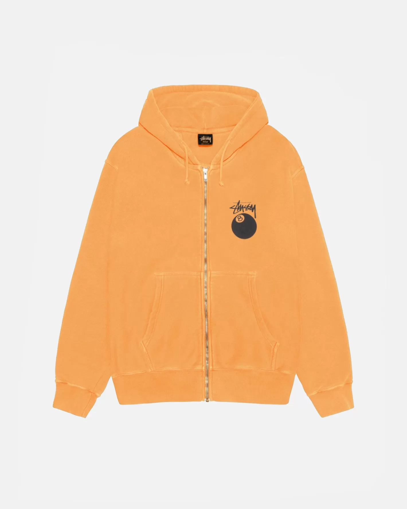 8 BALL ZIP HOODIE PIGMENT DYED>Stüssy Discount