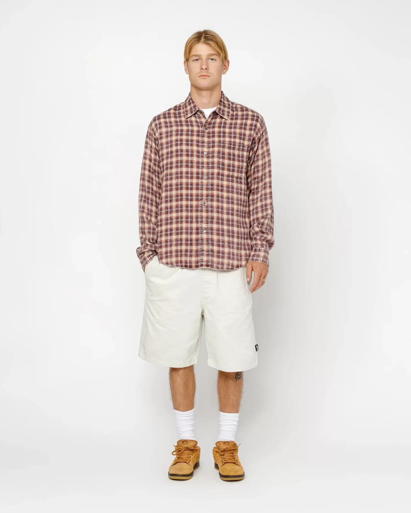 BEACH SHORT BRUSHED COTTON>Stüssy Flash Sale