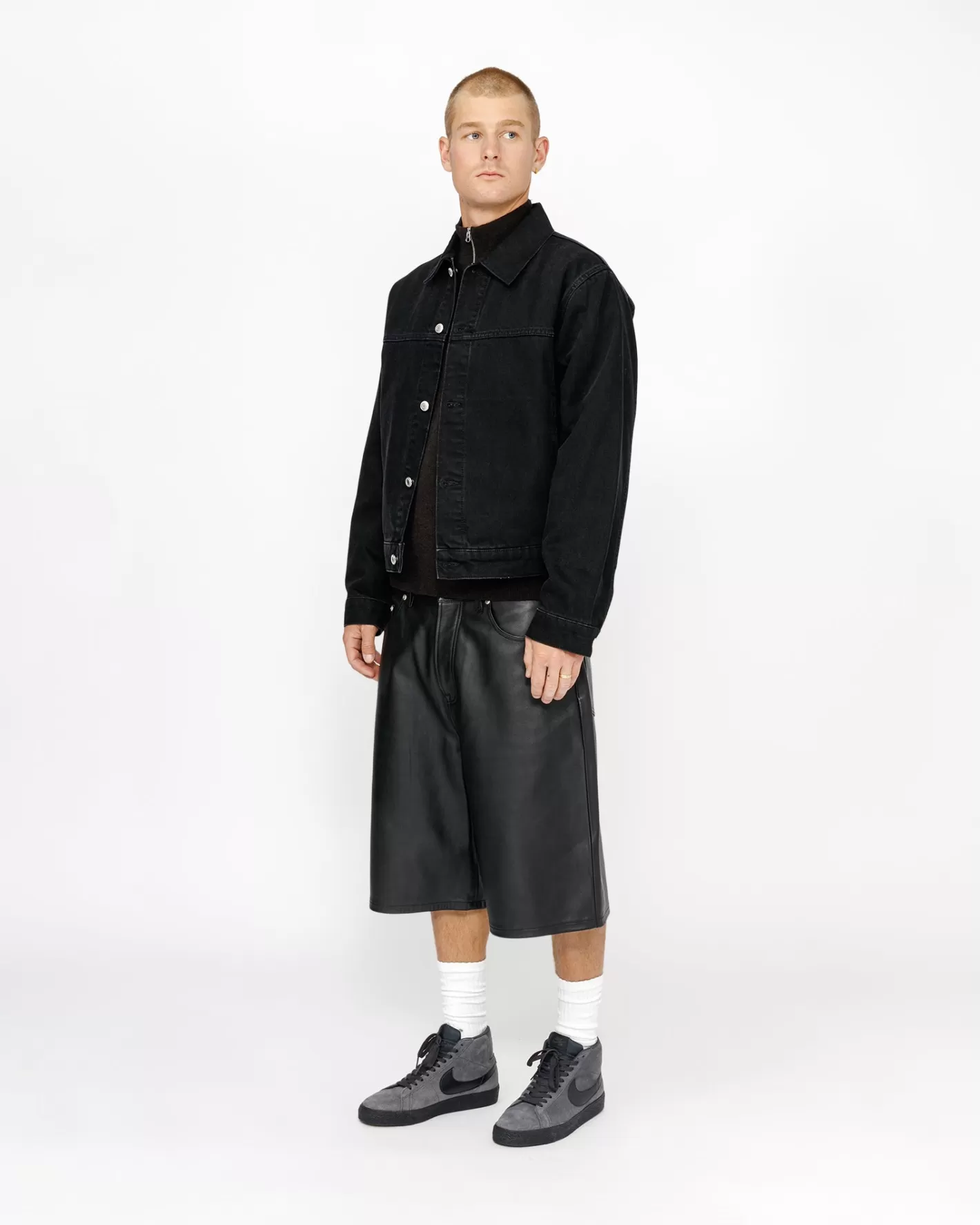 BIG OL' SHORT LEATHER>Stüssy Online