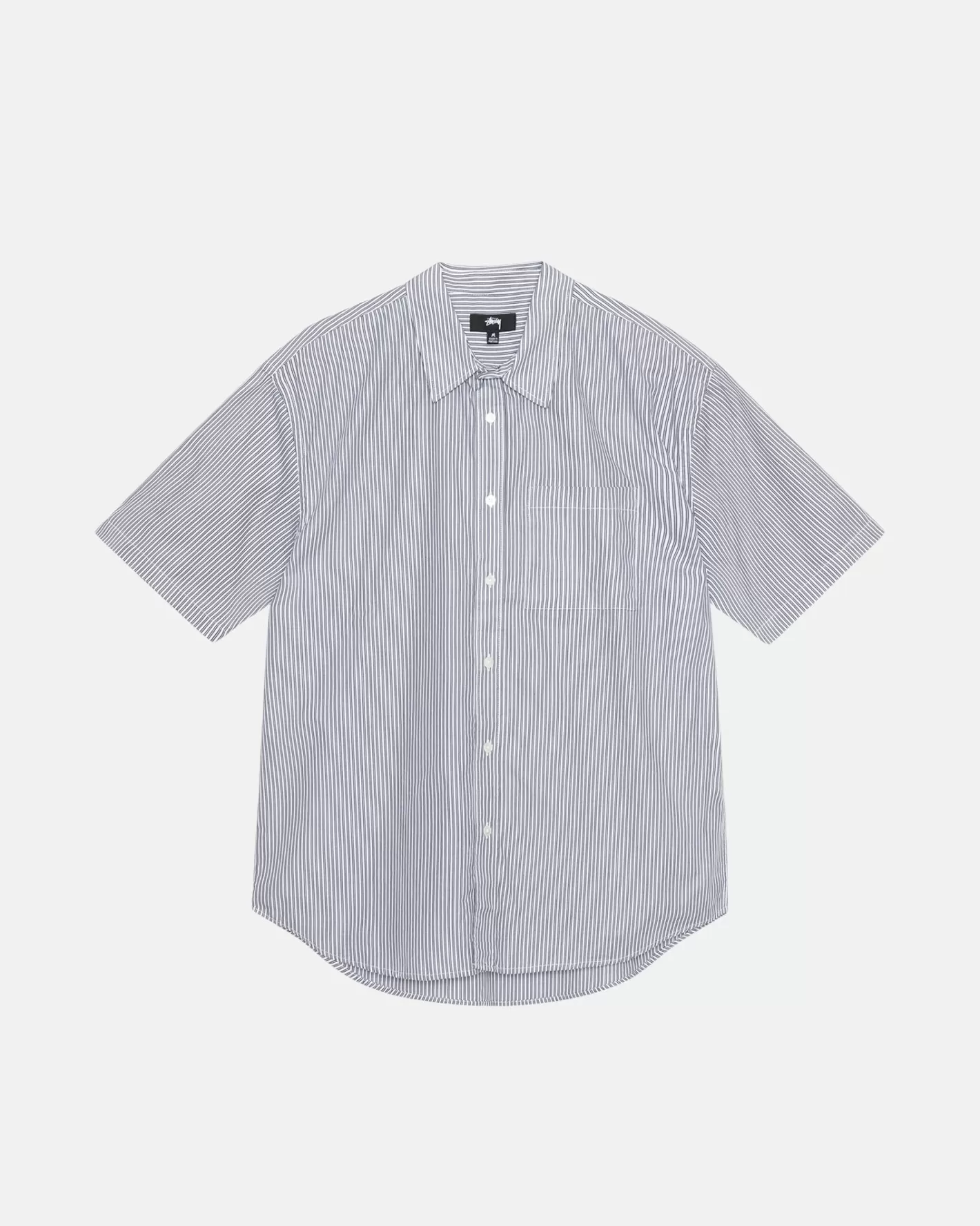 BOXY SS SHIRT 8 BALL STRIPE>Stüssy Fashion