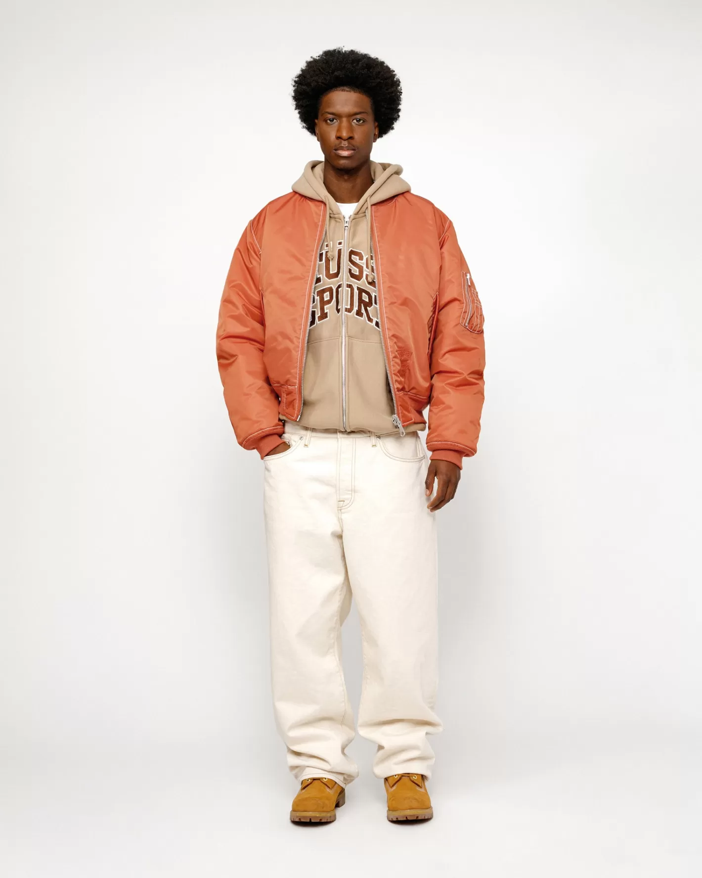 BUILT REVERSIBLE BOMBER JACKET>Stüssy Best Sale