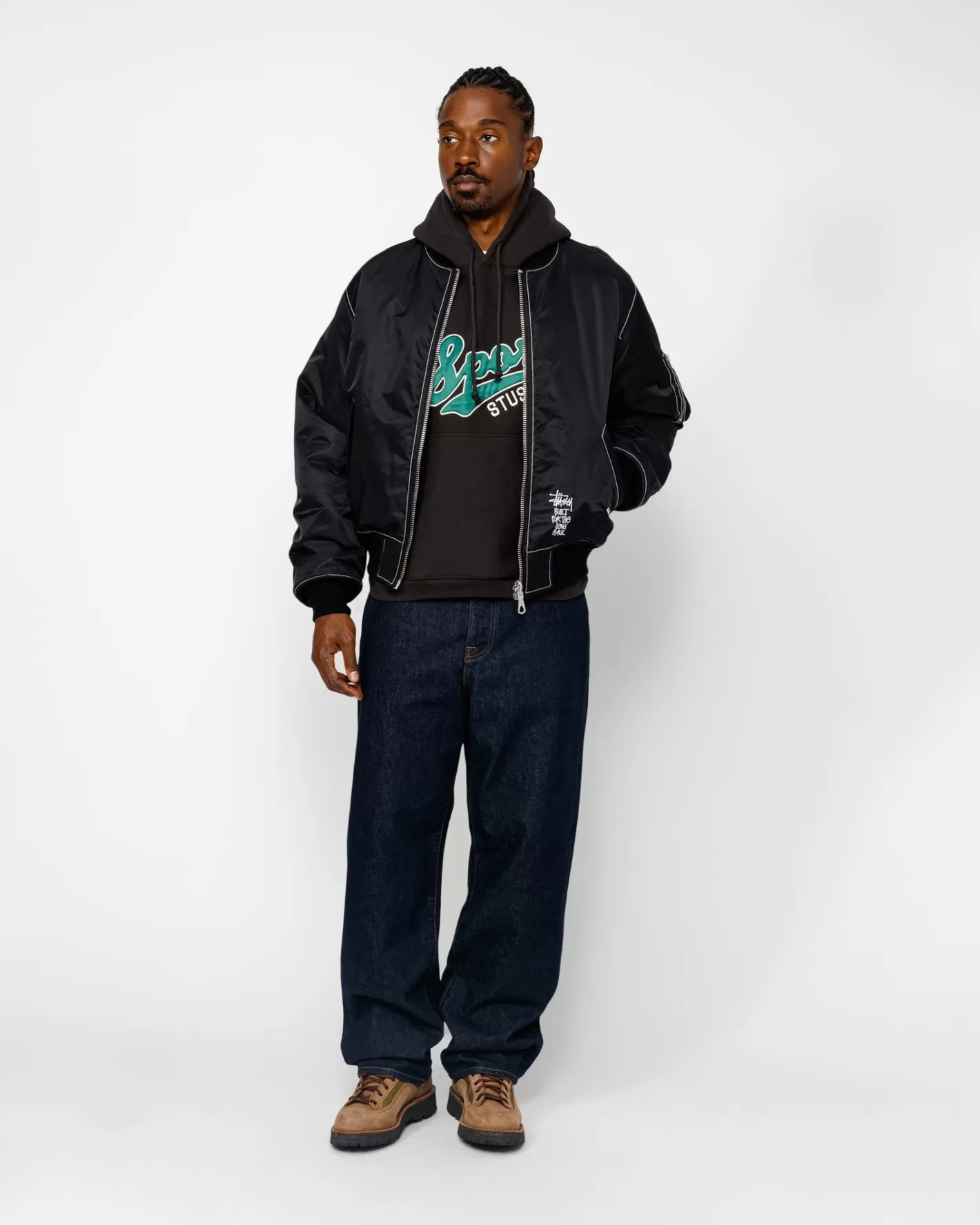BUILT REVERSIBLE BOMBER JACKET>Stüssy Discount