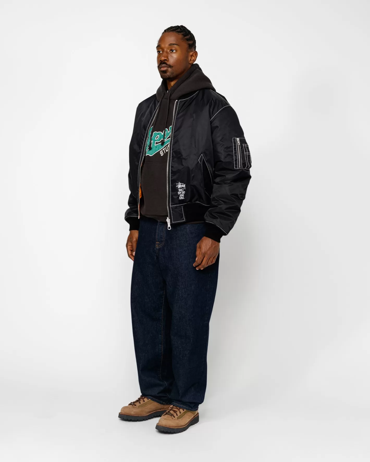 BUILT REVERSIBLE BOMBER JACKET>Stüssy Discount