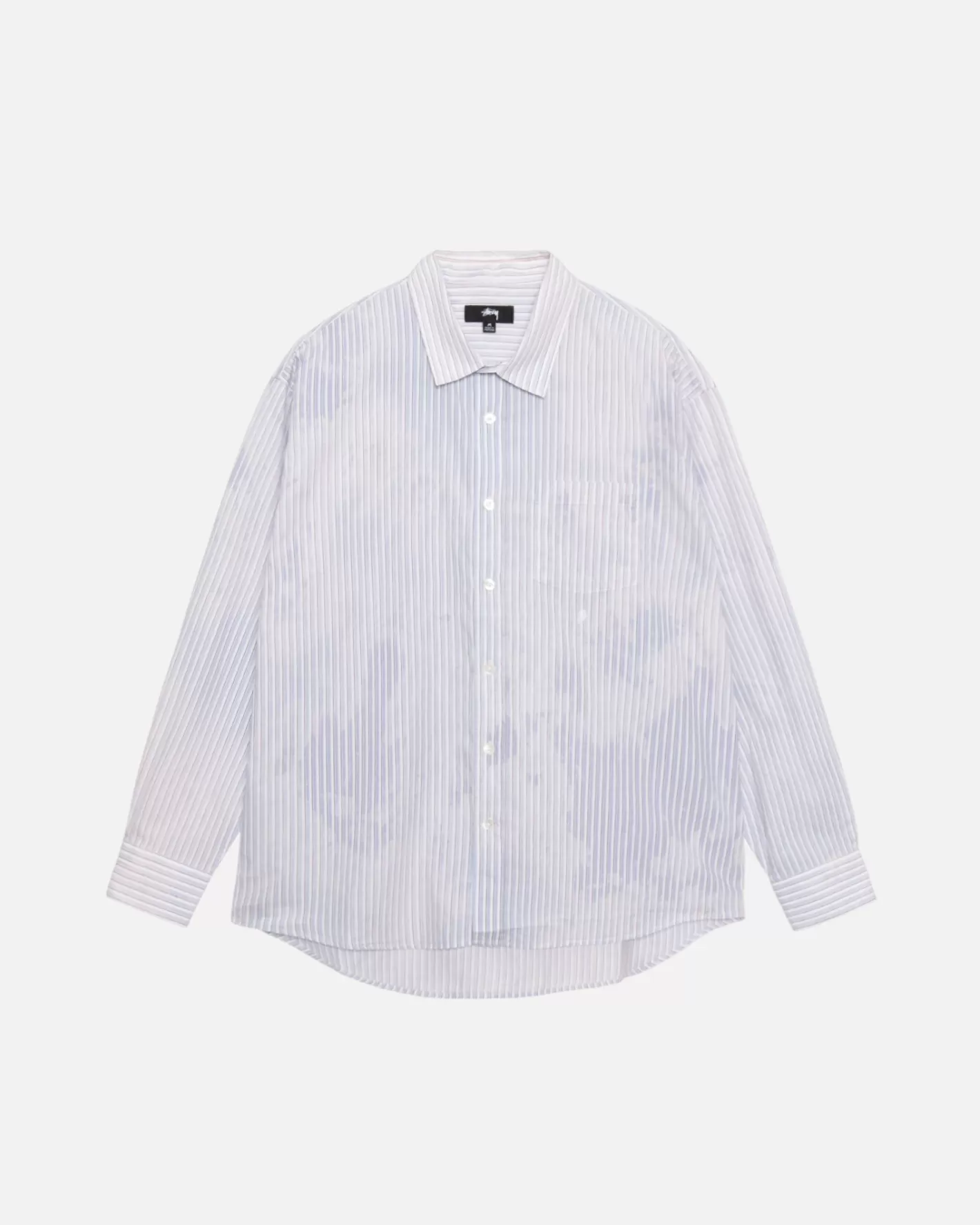 CLASSIC LS SHIRT BLEACHED POPLIN>Stüssy Discount