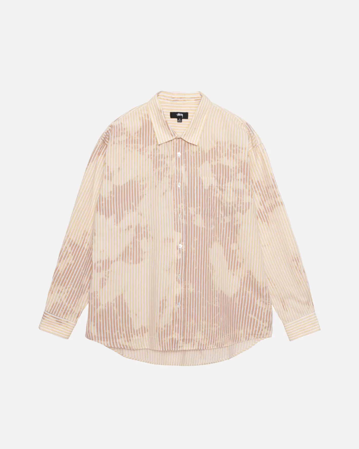 CLASSIC LS SHIRT BLEACHED POPLIN>Stüssy Best Sale
