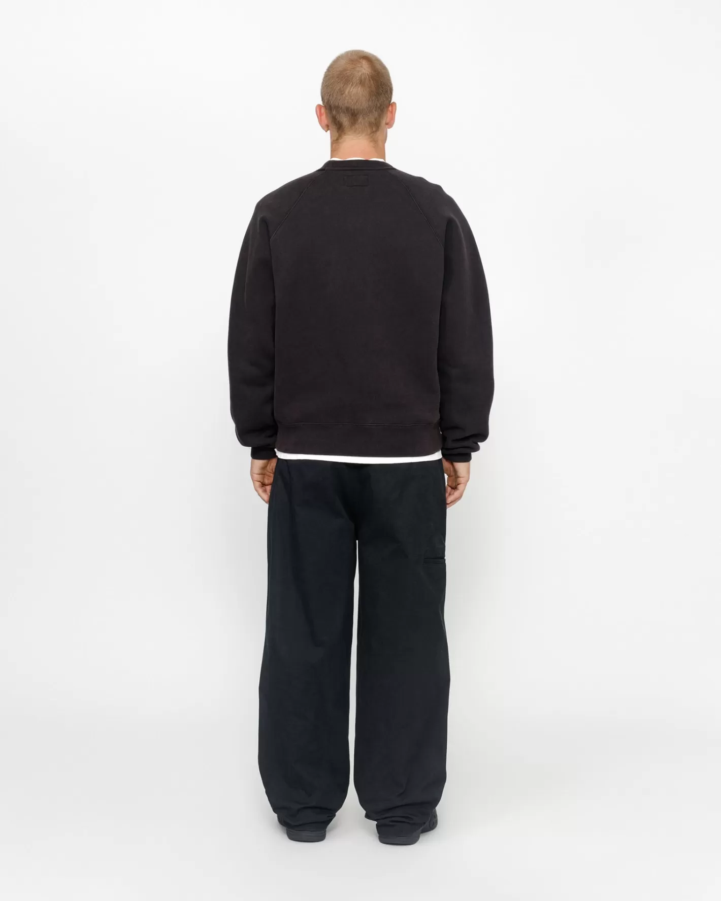 FLEECE RAGLAN CREW>Stüssy Cheap