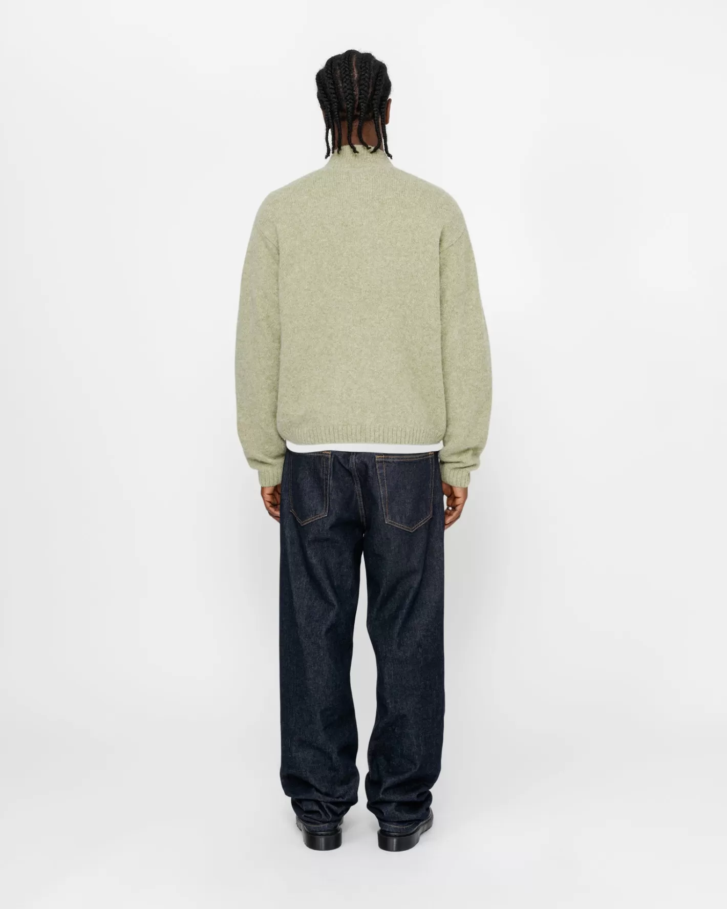 FULL ZIP BRUSHED MERINO SWEATER>Stüssy Flash Sale