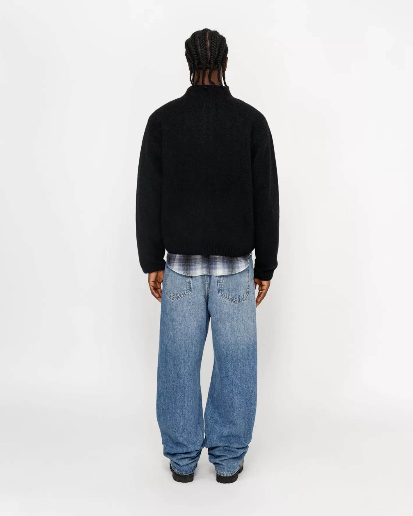FULL ZIP BRUSHED MERINO SWEATER>Stüssy Sale