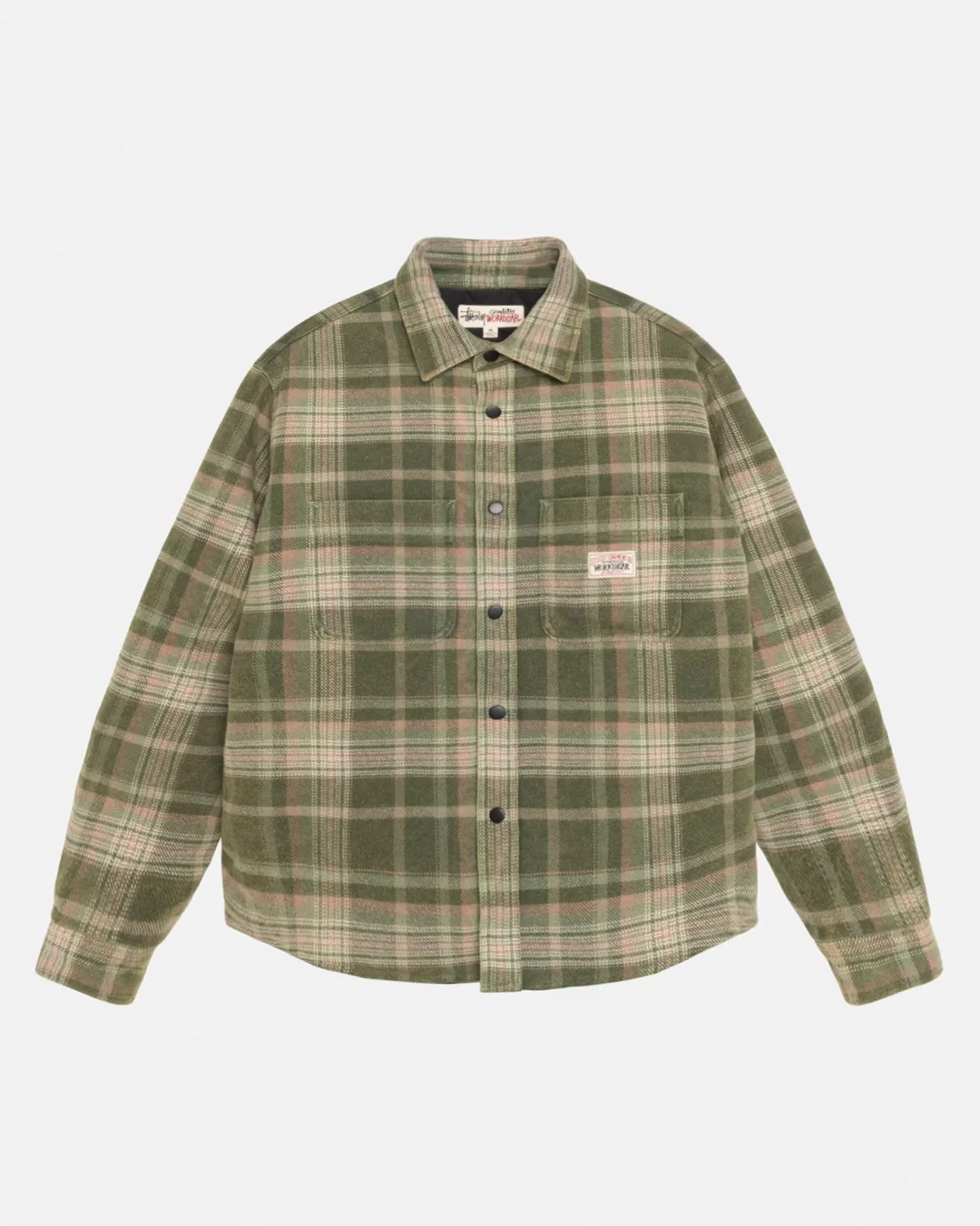 HEAVY WASHED PLAID SHIRT>Stüssy Best Sale
