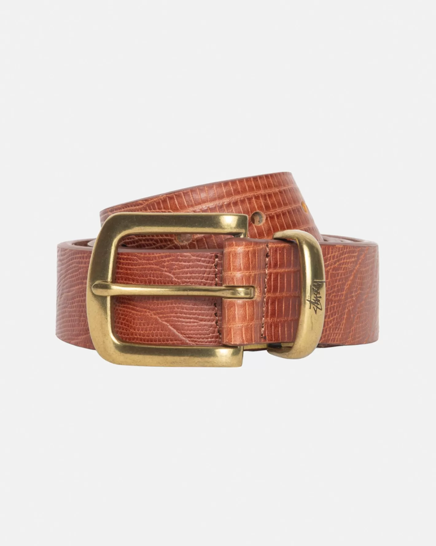 LIZARD TEXTURE UNDERLAY BELT>Stüssy Hot