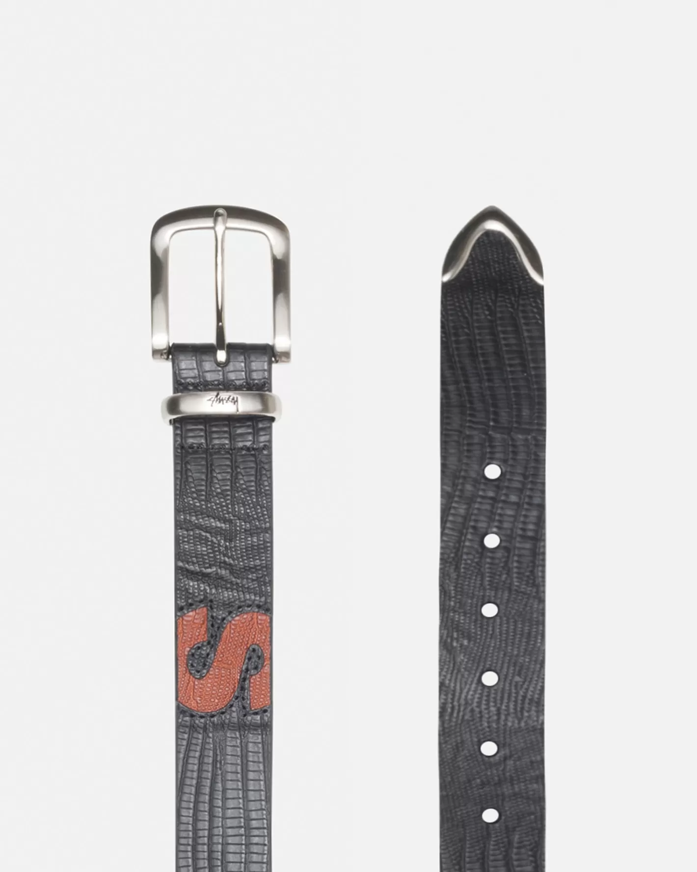 LIZARD TEXTURE UNDERLAY BELT>Stüssy Store