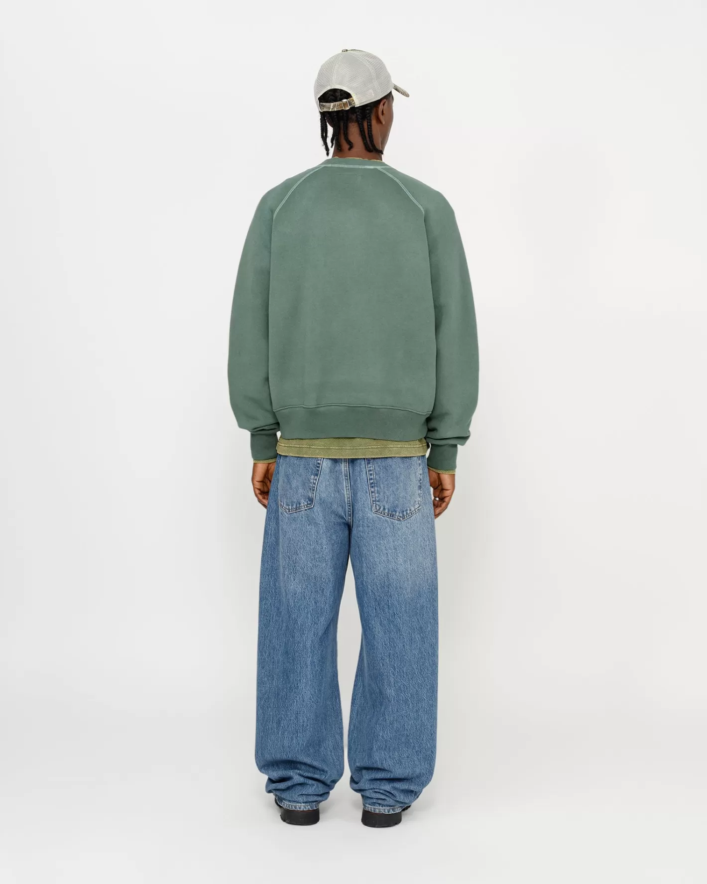 OVERLOCK VARSITY RAGLAN CREW>Stüssy Best