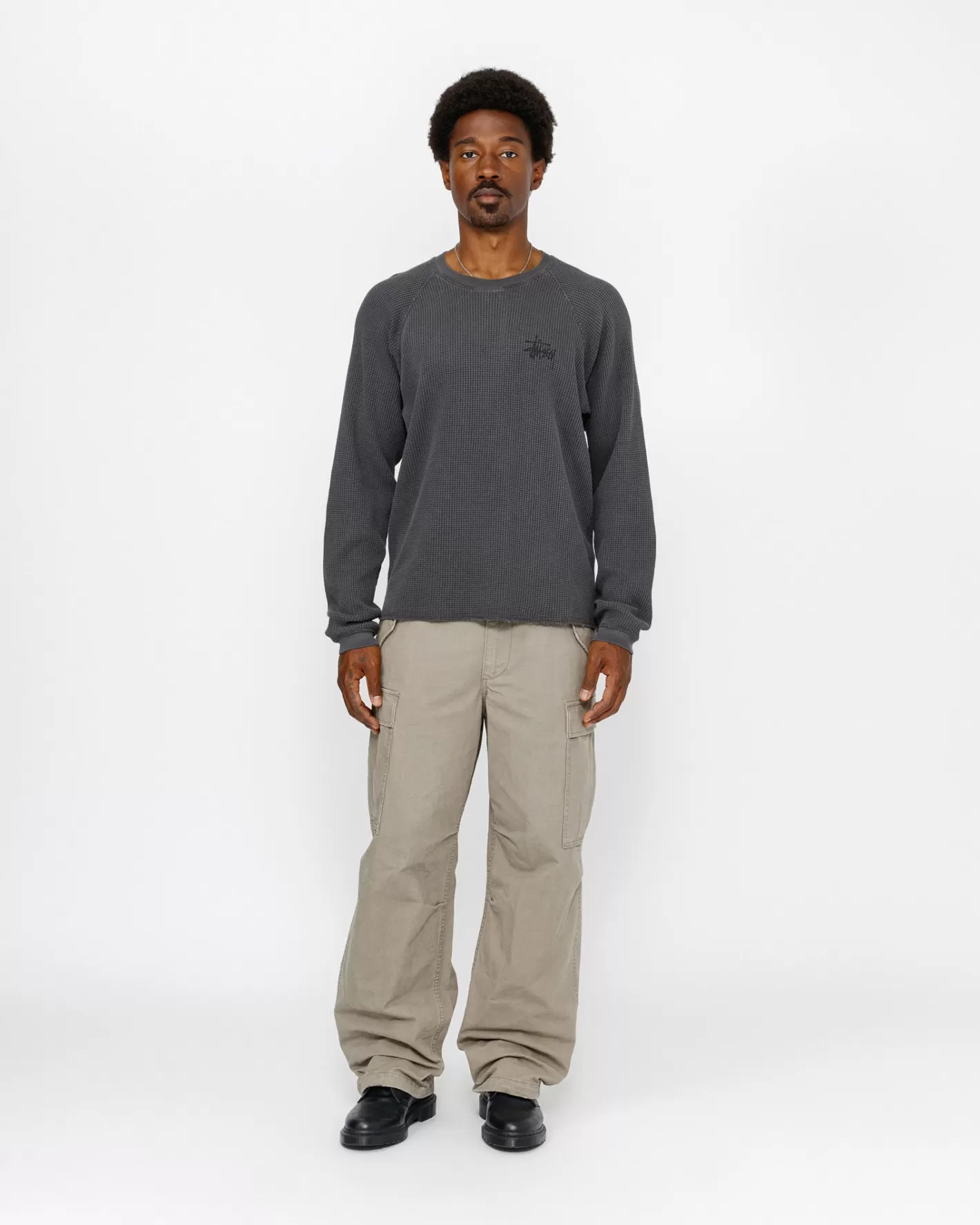 RAGLAN THERMAL LS CREW>Stüssy Best