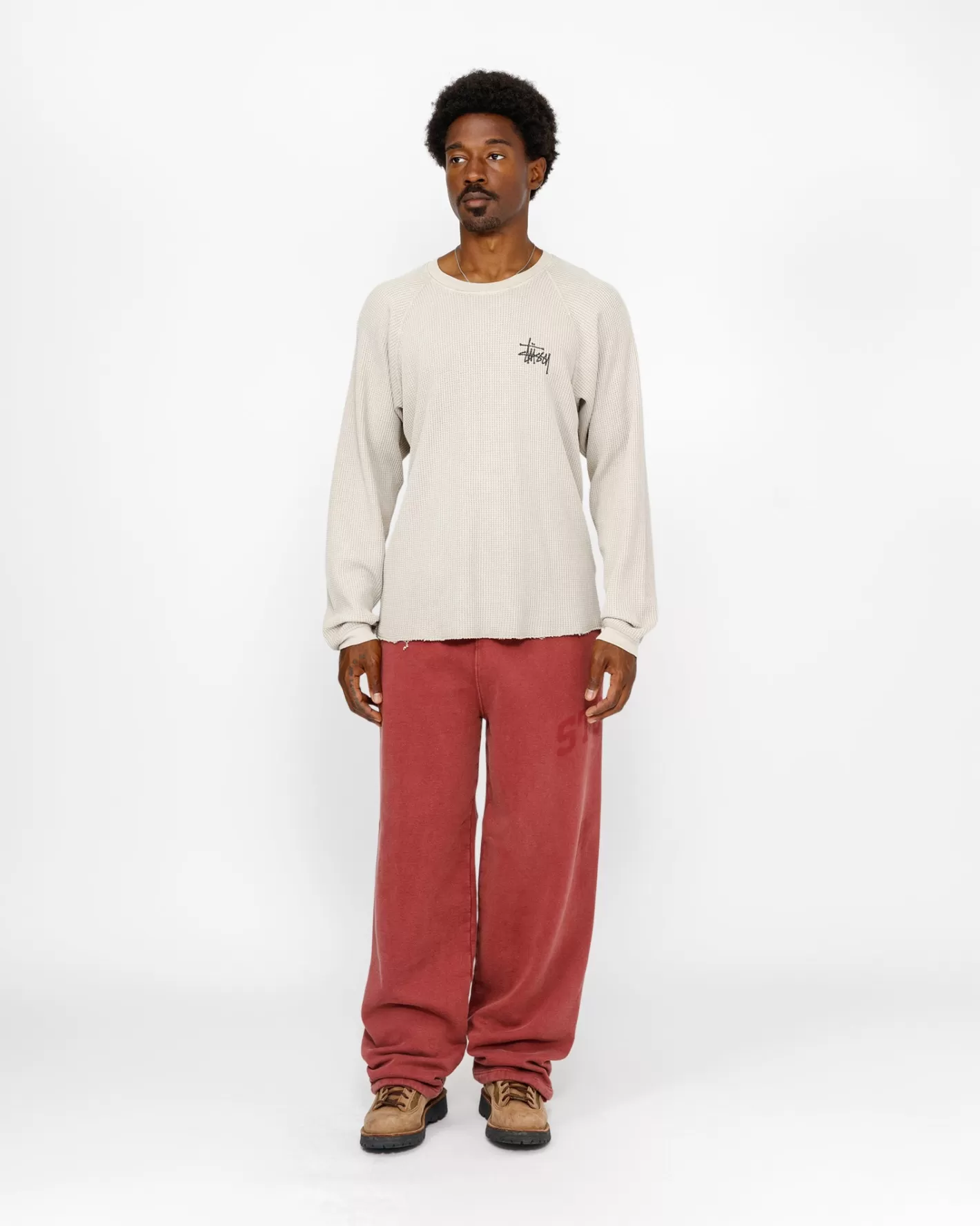 RAGLAN THERMAL LS CREW>Stüssy Hot