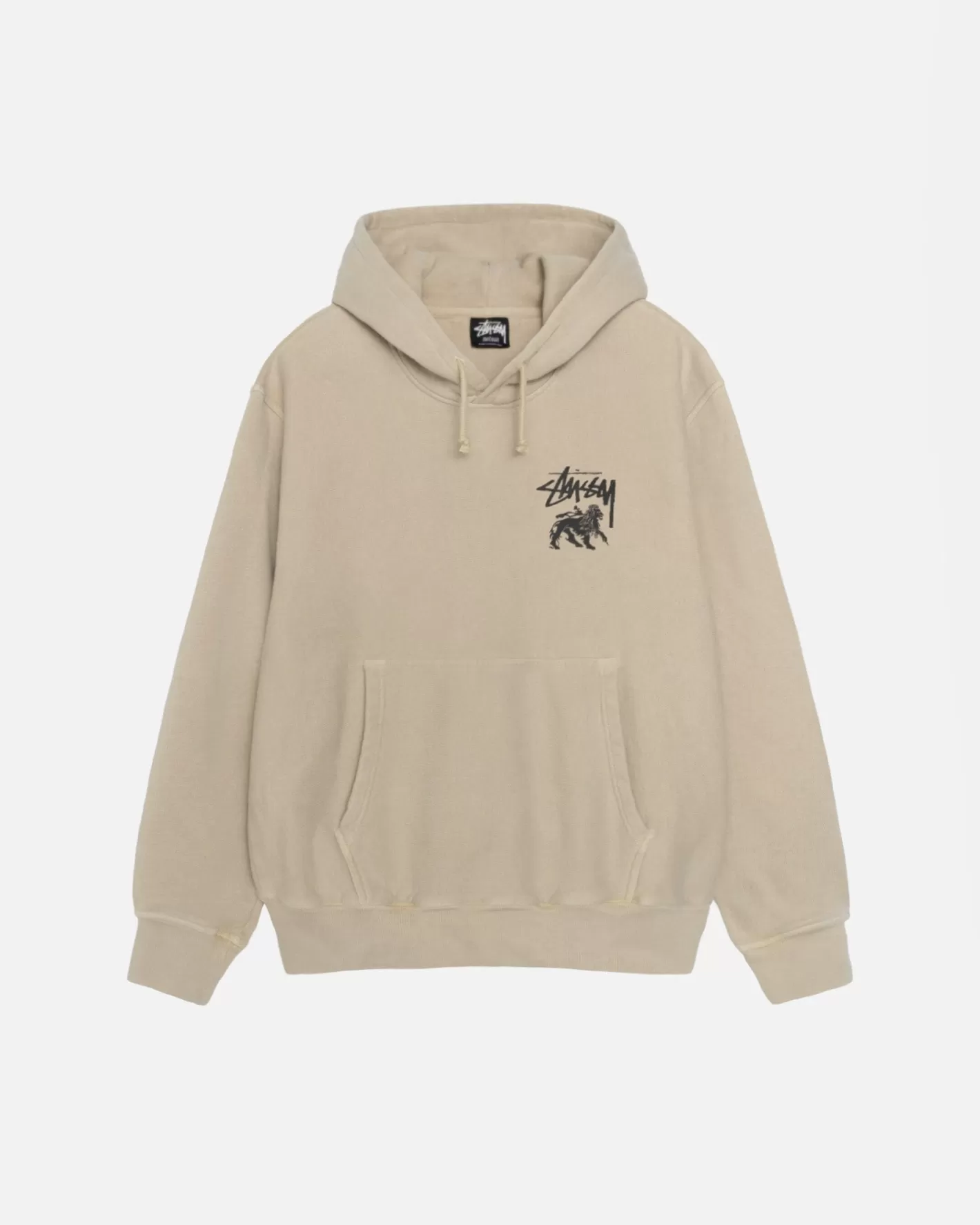 RASTA LION HOODIE PIGMENT DYED>Stüssy New