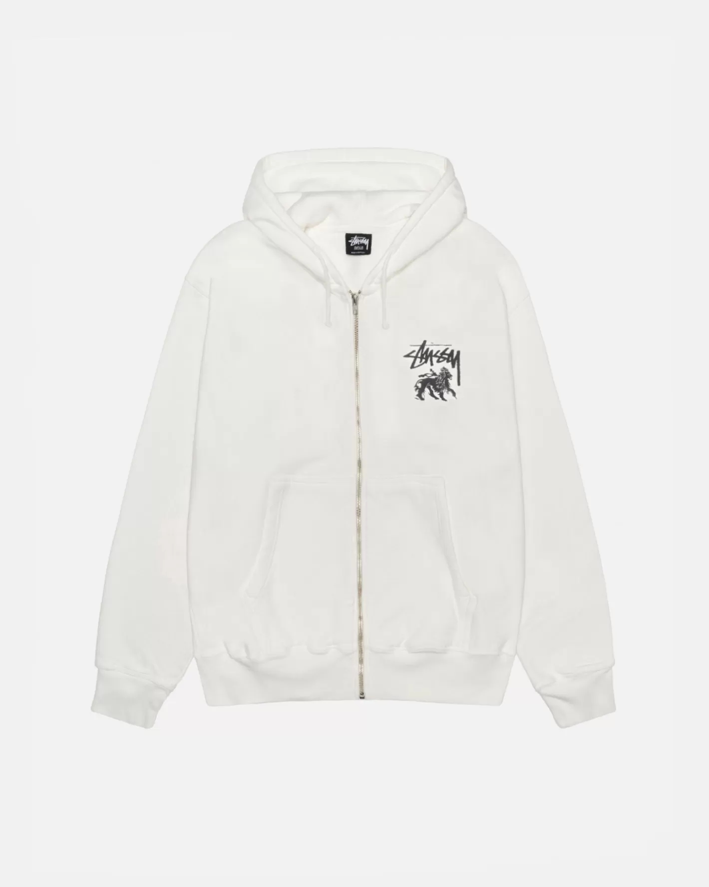 RASTA LION ZIP HOODIE PIGMENT DYED>Stüssy Online