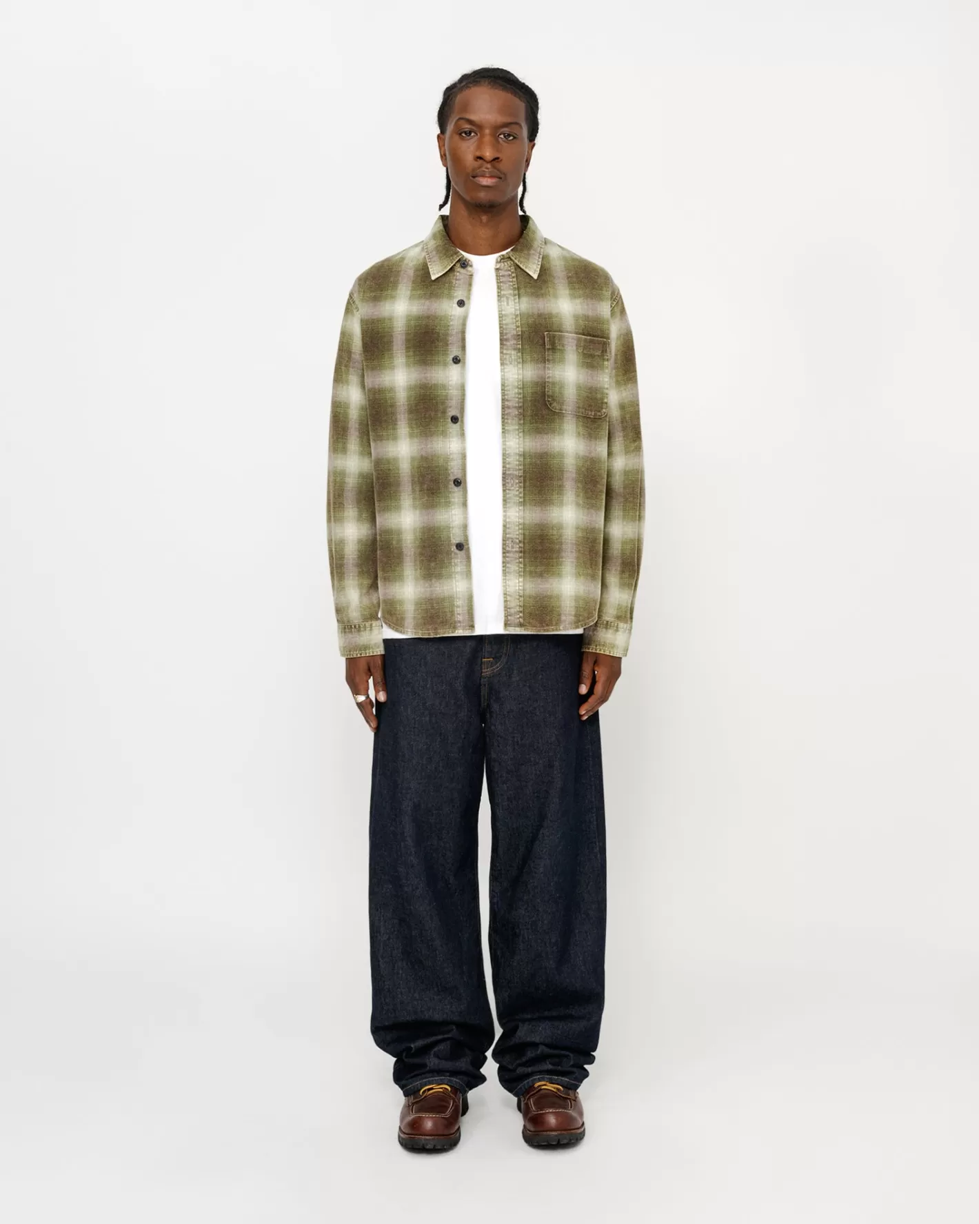 ROCCO FLANNEL PLAID SHIRT>Stüssy Hot
