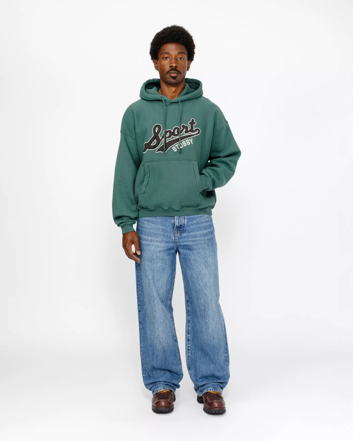 SATIN PATCH HOODIE>Stüssy Outlet