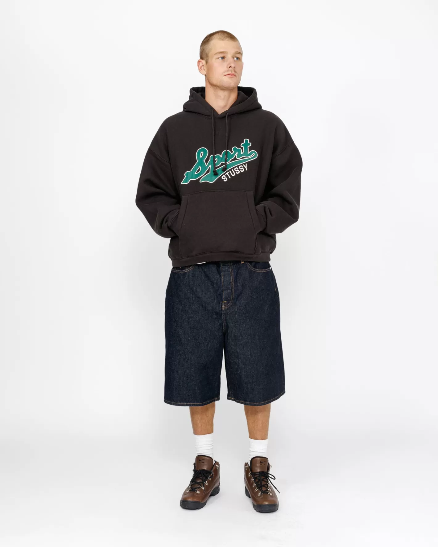 SATIN PATCH HOODIE>Stüssy Outlet