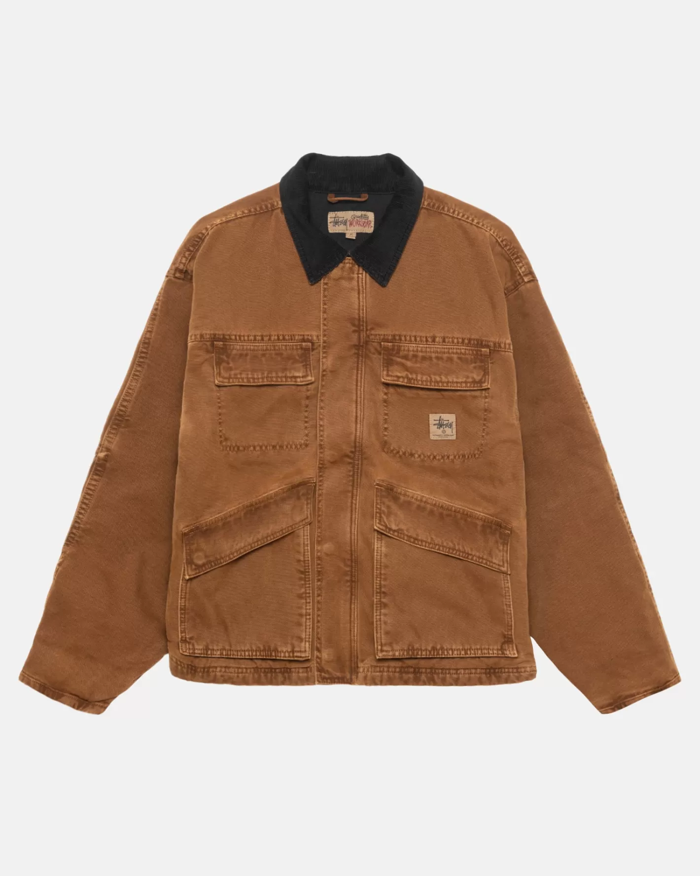 SHOP JACKET WASHED CANVAS>Stüssy Best Sale