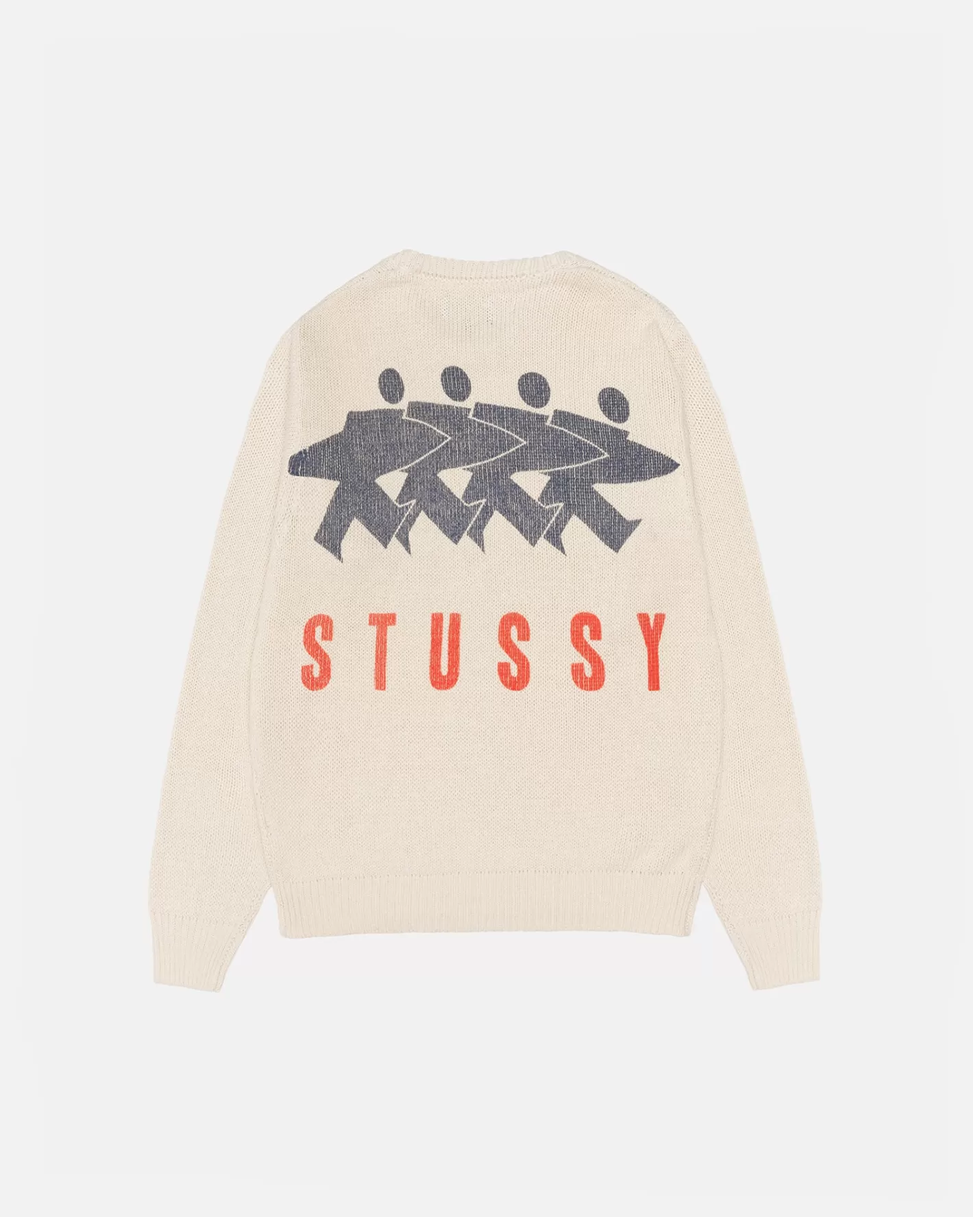SURFMAN ICON COTTON LINEN CREW>Stüssy Flash Sale