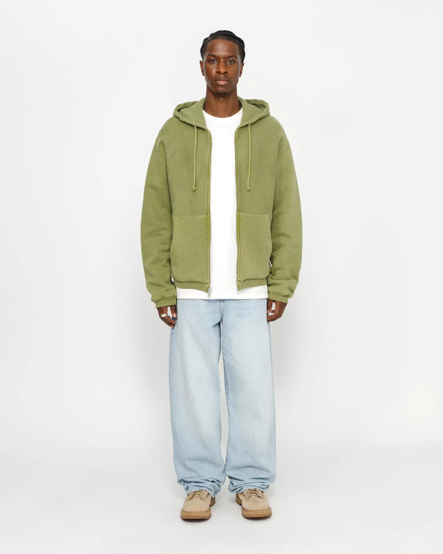 WAFFLE LINED ZIP HOODIE>Stüssy Flash Sale