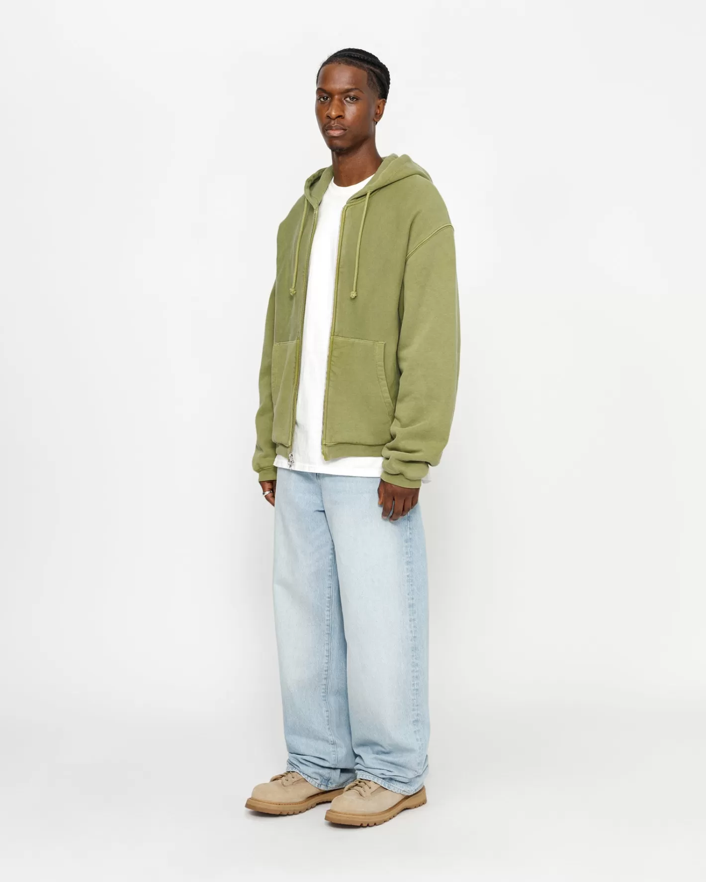 WAFFLE LINED ZIP HOODIE>Stüssy Flash Sale
