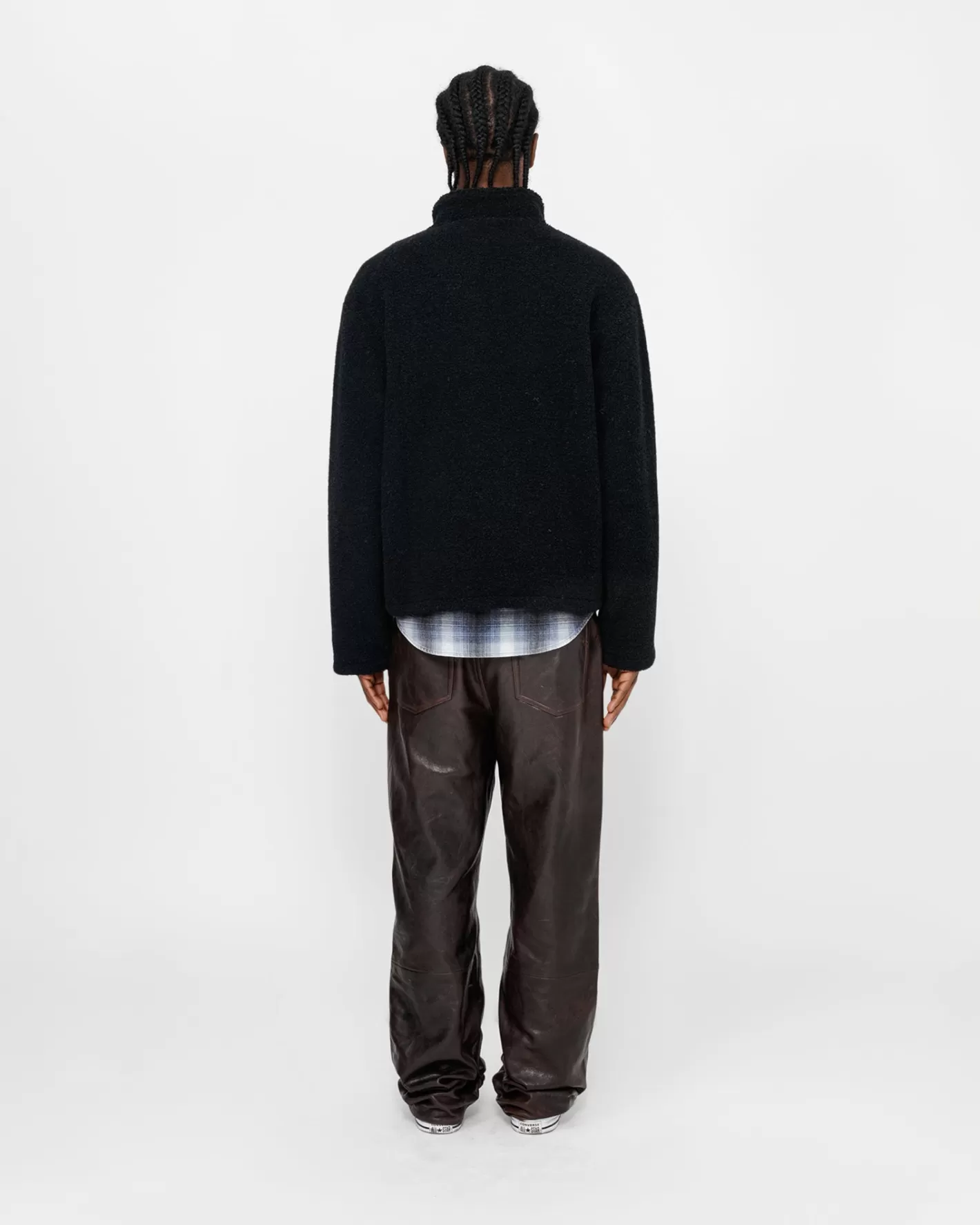 WOOL BLEND SHERPA PULLOVER>Stüssy Clearance