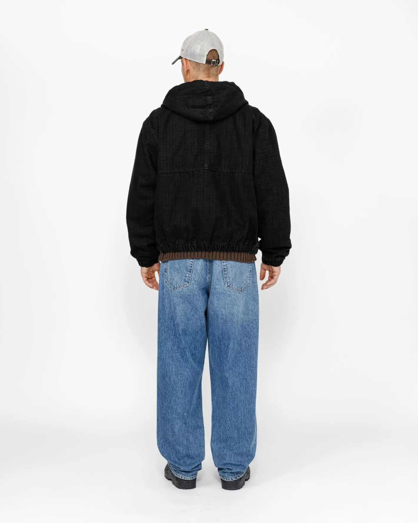 WORK JACKET CANVAS NEEDLE PUNCH>Stüssy Cheap