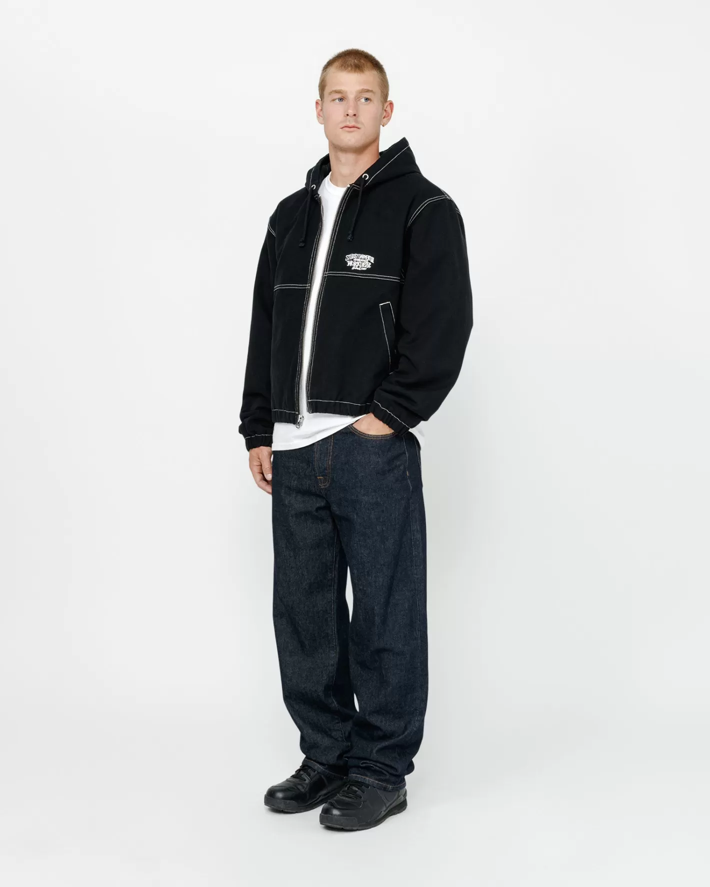 WORK JACKET CONTRAST STITCH>Stüssy Flash Sale