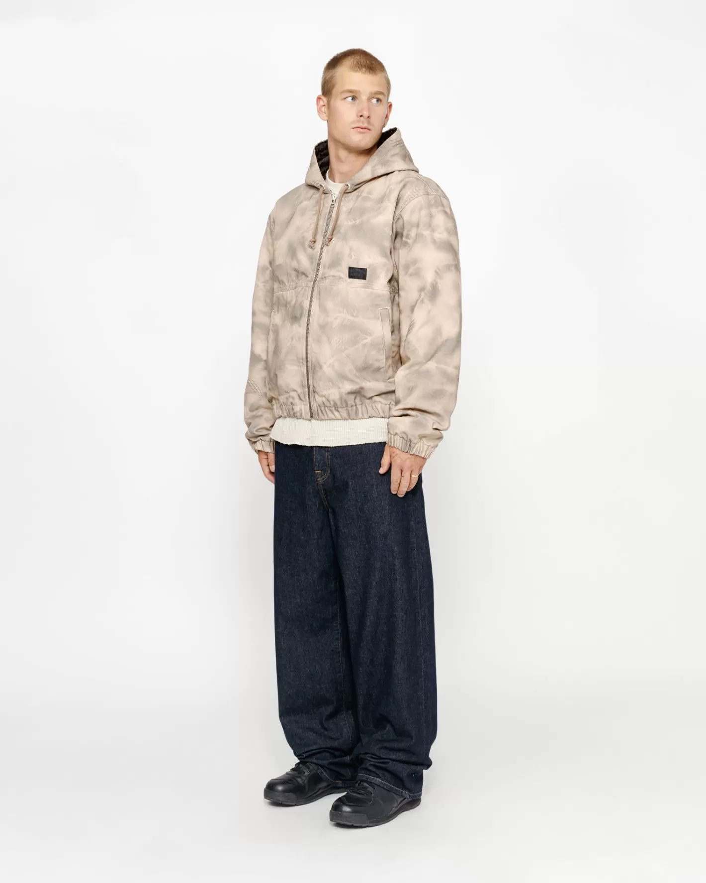 WORK JACKET STENPAT CAMO>Stüssy Best