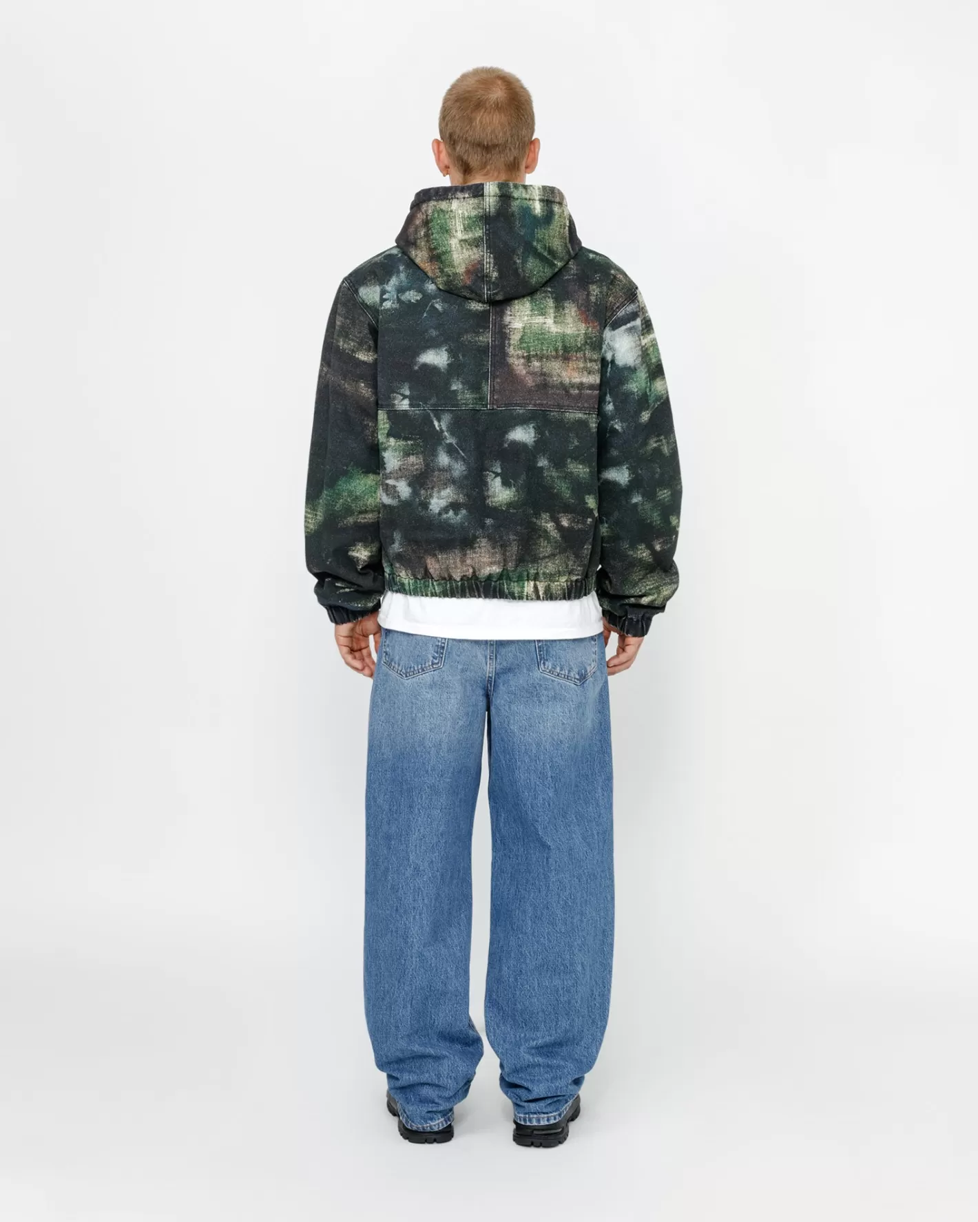 WORK JACKET STENPAT CAMO>Stüssy Cheap
