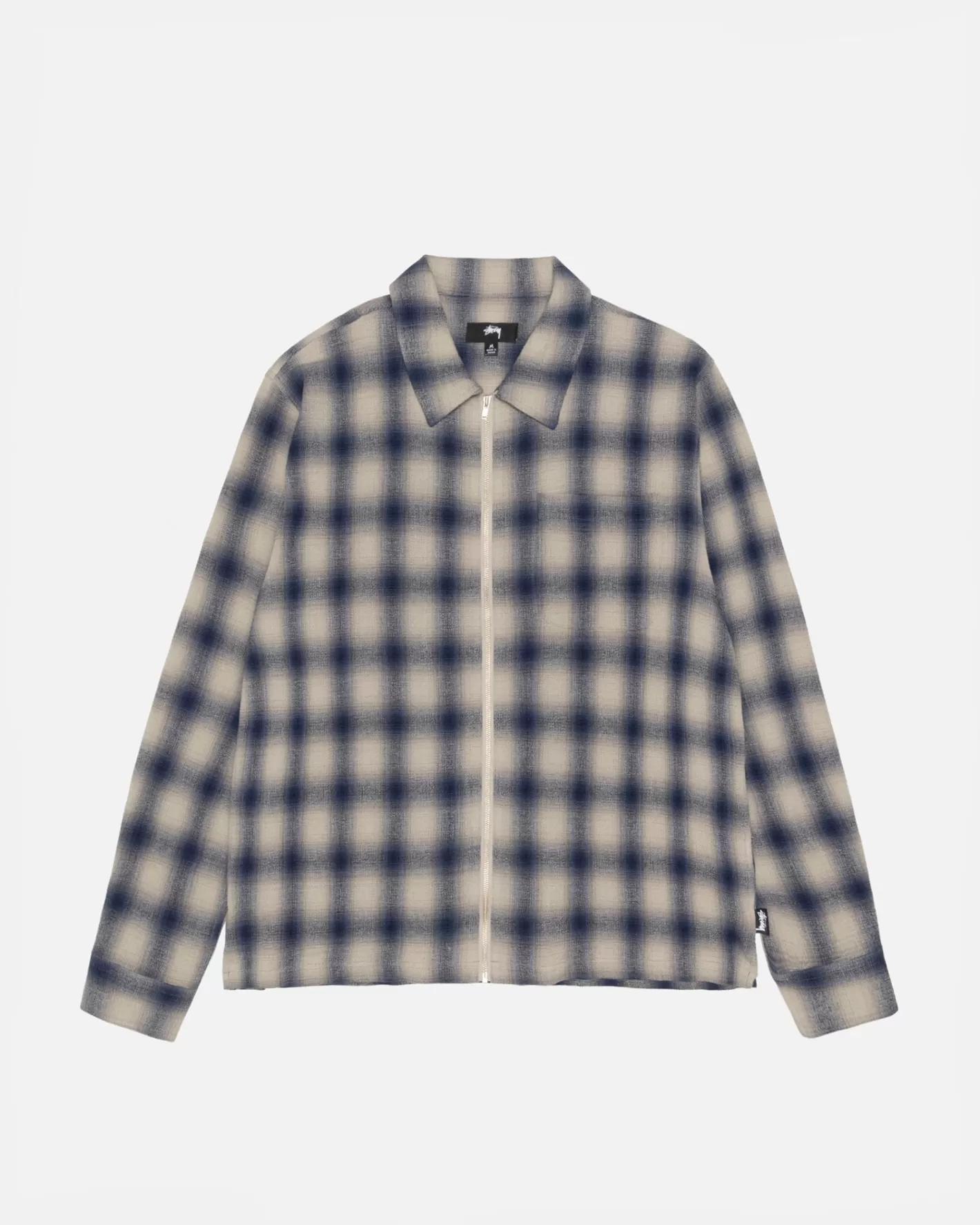 ZIP SHIRT TWISTED YARN PLAID>Stüssy Cheap