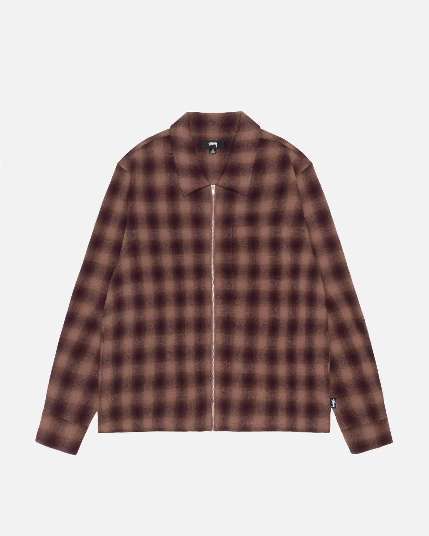 ZIP SHIRT TWISTED YARN PLAID>Stüssy Sale